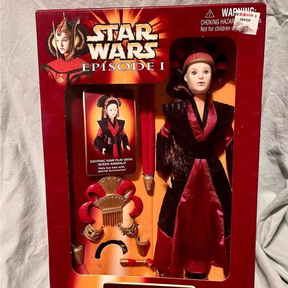 Vintage NIB Queen Amidala Ultimate Hair Doll